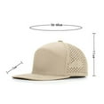 thumbnail image 3 of PMVFHDE Men's Solid Color Flat Brim Baseball Cap Outdoor Sport Mesh Breathable Adjustable Snapback Beige, 3 of 9