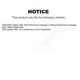 thumbnail image 2 of Transit Auto Front Rear Disc Brake Rotors and Semi-Metallic Pads Kit for Car Cadillac SRX K8S-100795, 2 of 11