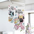 thumbnail image 3 of Happy Easter Bunny Kisses Kitchen Dish Towels Set of 2, Cartoon Mouse Drying Hand Towels Rabbit Ears Eggs Baking Cooking Cloth, Basket Butterfly Flowers Home Kitchen Decoration 18 x 26 Inch, 3 of 6