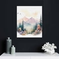 thumbnail image 4 of Nawypu Forest Wall Art for Bedroom,Watercolor Abstract Forest Canvas Print Foggy forest Trees Woodland Nature Landscape Pictures ,Modern Home Decor Artwork Framed for Bathroom Nursery Living Room, 4 of 4