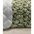 thumbnail image 3 of Camo Down Alternative Comforter, Aloha Hawaiian Tropical Jungle Forest Hibiscus Flowers Leaves Nature, Microfiber Quilt for All Season, 5 Sizes, Dark Brown Pale Pink, by Ambesonne, 3 of 3