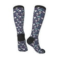 thumbnail image 4 of Daiia Sports Socks Bamboo Panda Printed Novelty Crew Socks for Men Women Knee High Socks Cotton Socks Soft & Breathable Support Unisex Socks, 4 of 9