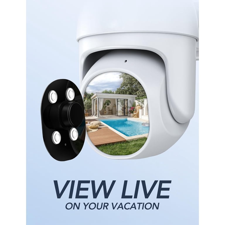 WiFi Outdoor Security Camera, 1080P, IP66 Waterproof, Motion