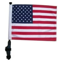 USA Golf Cart Flag with EZ On & Off Bracket