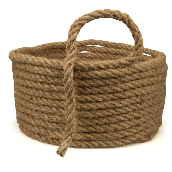 Craft County 100% Hemp Natural Jute Cord – Eco-Friendly Twine for DIY Crafts – 9/16 Inch (15 Meters)