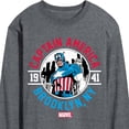 thumbnail image 3 of Marvel Captain America - Brooklyn - Men's Long Sleeve Graphic Tee, 3 of 5