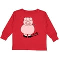 thumbnail image 3 of Inktastic Pig-Oink Boys or Girls Long Sleeve Toddler T-Shirt, 3 of 5