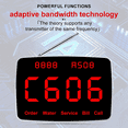 thumbnail image 4 of Wireless Calling System 5 Pcs Call Buttons for Bar,Restaurant,Office,Cafe Customer Call Waiter Service Bell US Plug, 4 of 4