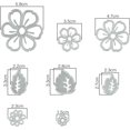 thumbnail image 4 of Set de Troqueles de Corte Metálicos Kryoflare con Plantillas 3D de Flores, 4 of 9