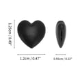 thumbnail image 4 of Unique Bargains 5 Pair Eyeglass Temple Tips Heart Pattern Anti-slip Ear Hooks 0.47"x0.49"x0.22" Black, 4 of 5