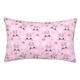 thumbnail image 1 of Balery Rabbit Face Funda de Cojín Estampada, Regalos para Mujeres, Regalos de Amor para Ella, Regalos para Novia o Esposa, Funda de Almohada-16"x24", 1 of 6