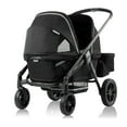 thumbnail image 4 of Pivot Xplore Dreamz All-Terrain Stroller Wagon with Bassinet Insert (Jetsetter Black), 4 of 32