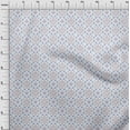 thumbnail image 3 of oneOone Cotton Jersey Lavender Blue Fabric Dot|Heart & Shapes Geometric Diy Clothing Quilting Fabric Print Fabric By Yard 58 Inch Wide, 3 of 4