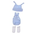 thumbnail image 3 of Trendy Rompers Hat Socks Suit Clothes -11" Doll Outfits, 3 of 8