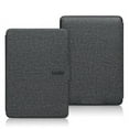 thumbnail image 1 of Funda protectora adecuada para Kindle 2022, funda de cuero con estampado de lino, funda protectora edición juvenil, 1 of 6