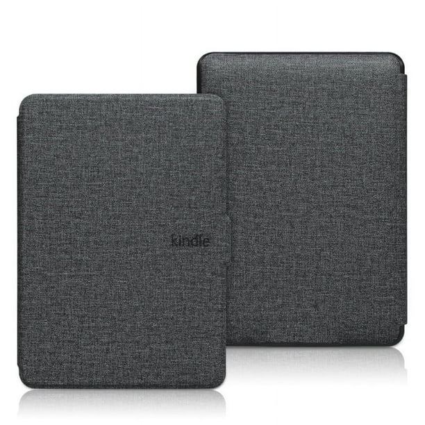 Funda protectora adecuada para Kindle 2022, funda de cuero con estampado de lino, funda protectora edición juvenil