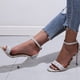 thumbnail image 4 of Sandalias de tacón alto con hebilla y punta abierta en el tobillo con estampado de serpiente y estampado sexy para banquetes para mujer Wmkox8yii nm2442, 4 of 6