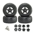 thumbnail image 4 of yotijay 4 Pieces 1/8 1/10 RC Car Tires Replacement High Performance DIY Upgrade RC Spare black, 4 of 9