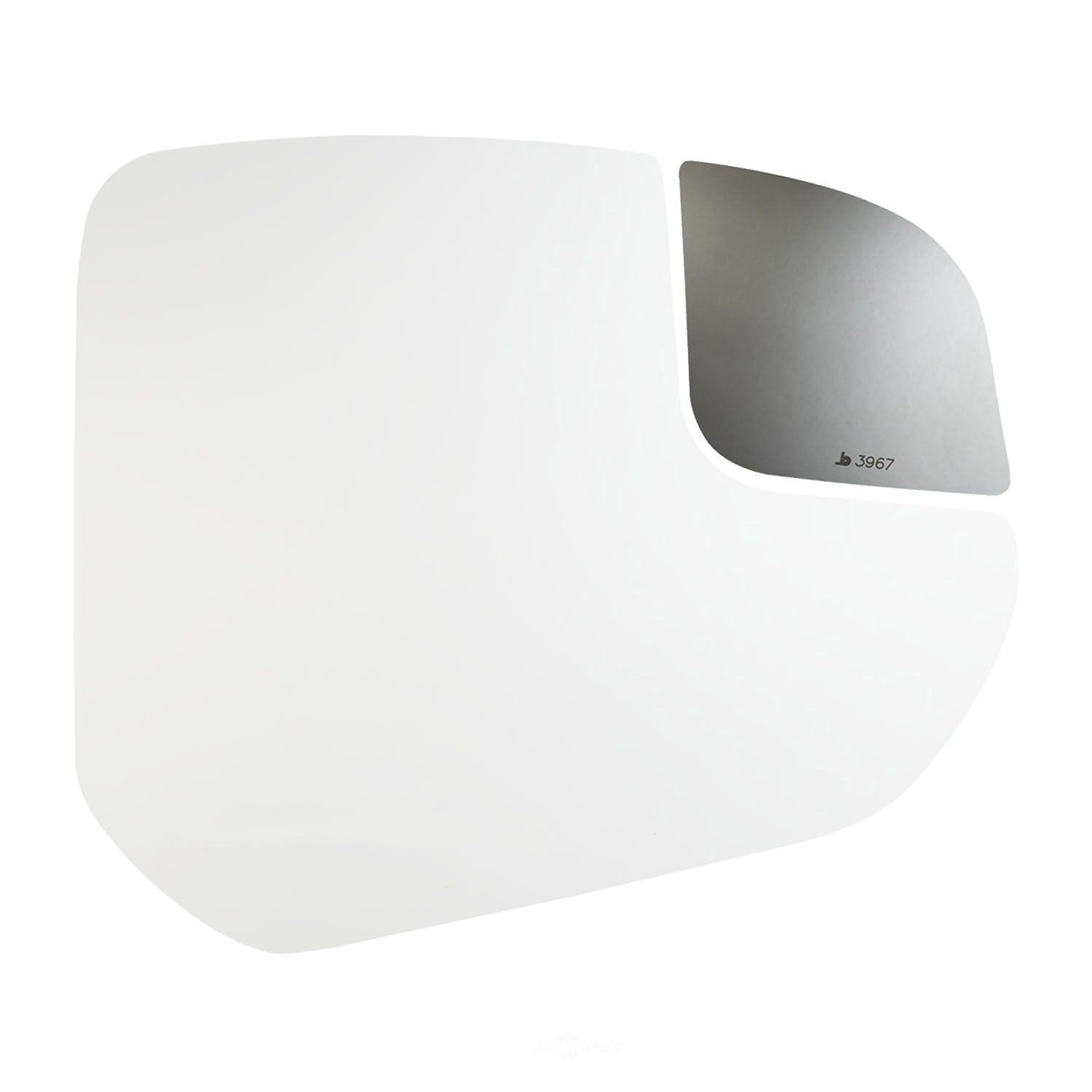 Burco Side View Mirror Replacement Glass - Clear Glass - 3967