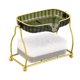 thumbnail image 2 of Jabonera Macarena Soporte de jabón multifuncional de 2 capas con contenedor de jabón Verde, 2 of 8