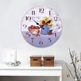 thumbnail image 2 of Sunflower Wall Clock for Home Living Room Bedroom Kitchen Decorative Round Analog Timepiece, 2 of 3
