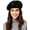 Black., variant on Sparkly Sequin Beret Hat, Vintage French Style Cap for Women, Ideal for Party, Daily Wear