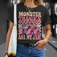 thumbnail image 4 of Monster Trucks Are My Jam Colorful Monster Truck TShirt, 4 of 6