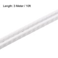 thumbnail image 3 of Unique Bargains Edge Trim U Seal Grey U Channel Edge Protector Fits 1/64'' - 1/16'' Edge 10 Feet Long White 1/32"- 3/32", 3 of 5