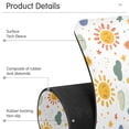 thumbnail image 4 of Yayeee Faucet Mat for Kitchen Sink 14.7" Diatomite Long Splash Guard Pad, Rainbows Pattern, 2 Pack, 4 of 7