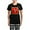 With Checker Pant, variant on CafePress - Isle Of Man Pajamas - Women's Short Sleeve Print T-Shirt and Pants Dark Cotton Pajama Set