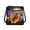 Black-American Flag Fire Football, variant on Tiger Print Women Satchel Bag Leather Crossbody Shoulder Handbag Hobo Purse with Adjustable Strap, Portable Cross Body Purse for Travel Shopping Work, White
