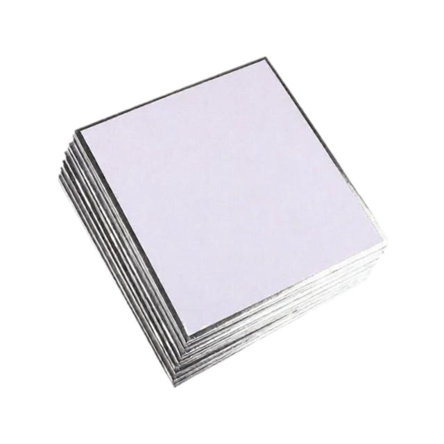 KLKCMS 10 Pieces Shikishi Boards Blank Art Cards Compact Multipurpose Square Artist Signature Boards Autograph Board for Calligraphy L