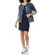 thumbnail image 5 of Amazon Essentials - Minivestido sin mangas ligero de jersey ajustado para mujer(anteriormente Daily Ritual), azul marino, talla XL, 5 of 6