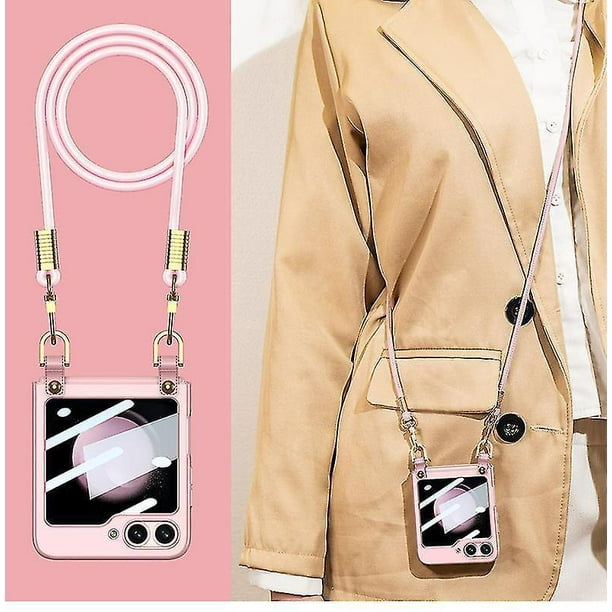 Para OPPO Find N2 Funda Con Tapa Para Teléfono Con Brillo De Color Degradado Y Soporte Para