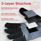 thumbnail image 2 of Guantes de trabajo YESWELDER de piel para hombre o mujer negro-gris M, 2 of 8