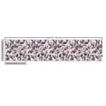 thumbnail image 3 of Ambesonne Floral Fabric by the Yard Upholstery, Exotic Alstroemeria Flowers, 5 Yards, Pale Rose and Slate Blue, 3 of 5