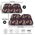 thumbnail image 3 of Fotbe Romantic Paris Car Windshield Sunshade | Sun Visor Protector Front Window Shade, Keeps Out UV Rays, Keeps Your Vehicle Cool-, 3 of 7