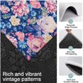 thumbnail image 3 of Pioneer Flower Floral Print Pattern Kitchen Rugs Sets Of 3,Kitchen Runner Rugs Non Skid Washable,Decorative Kitchen Floor Mats for Kitchen,Sink,Laundry,17"x30"+ 17"x47" + 17"x59", 3 of 6