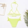 thumbnail image 7 of Bathing Suits for Zipper Long Sleeve 1 Piece Rash Guard Rash Guard Ruffle Swimwear Summer Outdoor Tops Yellow 7-8Y, 7 of 7