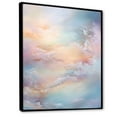 thumbnail image 2 of Designart "Ethereal Clouds Fluid Artistry III" Clouds Floater Framed Wall Decor, 2 of 5