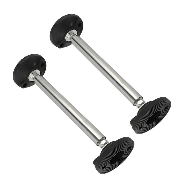 2Pcs Armoire en Acier Inoxydable Tige de Support Réglable avec une Excellente Stabilité et Durabilité, Conception Universelle pour les Armoires de Miroir