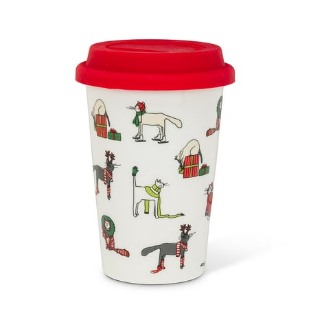 

Set of 2 Holiday Cats Travel Mug 2 Pieces