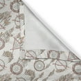 thumbnail image 5 of Ambesonne Feather Grommet Curtain, Native Dreamcatchers, 50" x 108", Pale Brown Beige, 5 of 6