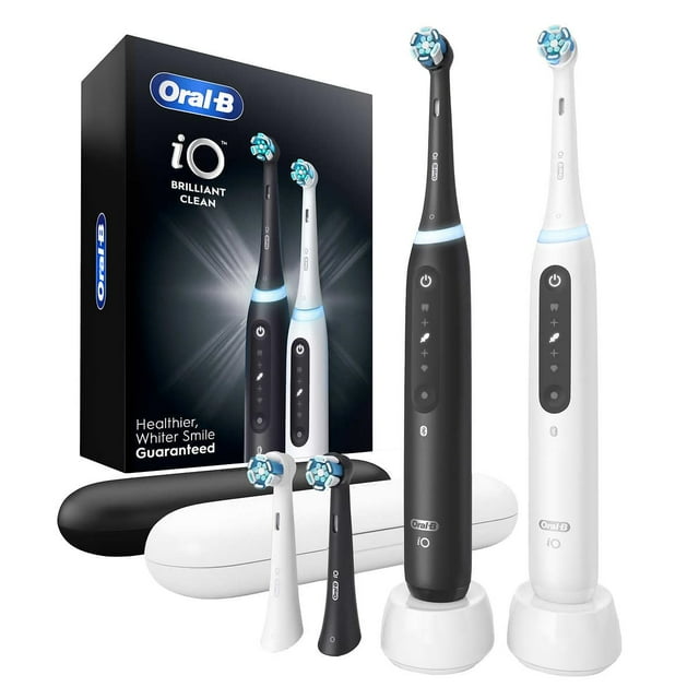 Oral-B iO 5 Brilliant Clean cepillo de dientes eléctrico, paquete de 2