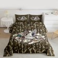 thumbnail image 2 of Homewish Country Camo Pattern Bedding Comforter Set,Mallard Duck Twin Comforter Sets,Green Camouflage Bedding Set For Girls Kids,Super Cozy Room Decor Reversible,2-Piece, 2 of 8