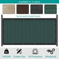 thumbnail image 3 of Privacy Fence Screen, Patio Fence Windscreen Cover Netting Mesh Fabric Cloth, Shade Tarp Barrier for Garden Backyard Farm Driveway Balcony Deck Swimming Pool, Beige, 3 of 4