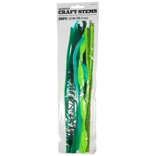 Pack of 108 Extra Long Green Pipe Cleaners for Arts and Crafts, Bow Making,  Cleaning Small Nooks and Crannies, and More - Flexible 18 Inch Longer Size