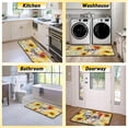 thumbnail image 4 of Christmas Thanksgiving Gift Rooster Kitchen Rugs and Mats Non Skid Washable, Non-Slip Backing Kitchen Mat Set of 2 for Floor Kitchen Runner Rug Sets for Kitchen Dining Room Sink 17x47+17x23, 4 of 6