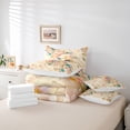 thumbnail image 5 of Homewish Vintage Western Flower Twin Bedding Sets 7-Piece, Chic Pearl Bedding Comforter Set, Teens Kids Girls Female Reversible Sheet Sets, Lightweight Room Decor, 5 of 7