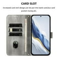 thumbnail image 3 of For Google Pixel 10 6.3inch Phone Case Wallet, Flip Leather TPU Cover with Card Holder Wrist Strap Shockproof Phone Case,Grey,For Google Pixel 10, 3 of 11